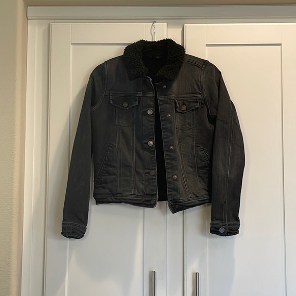 Art Class Black Denim Jacket Kids Size XL 14/16 - Picture 2 of 10